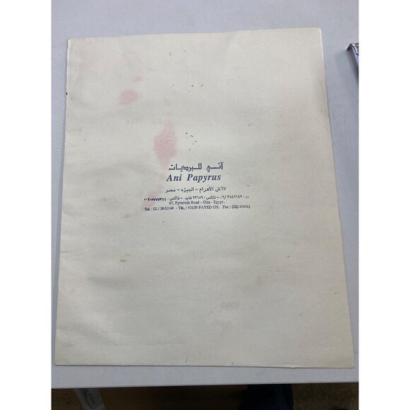 Papyrus Art Hieroglyphic Alphabet By Ani Papyrus - Picture 6 of 9